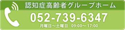 認知症高齢者グループホーム電話番号、052-739-6347